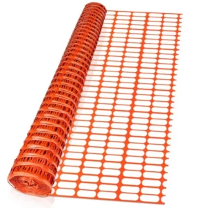 Rede plástica de vedação laranja 50 m 1m